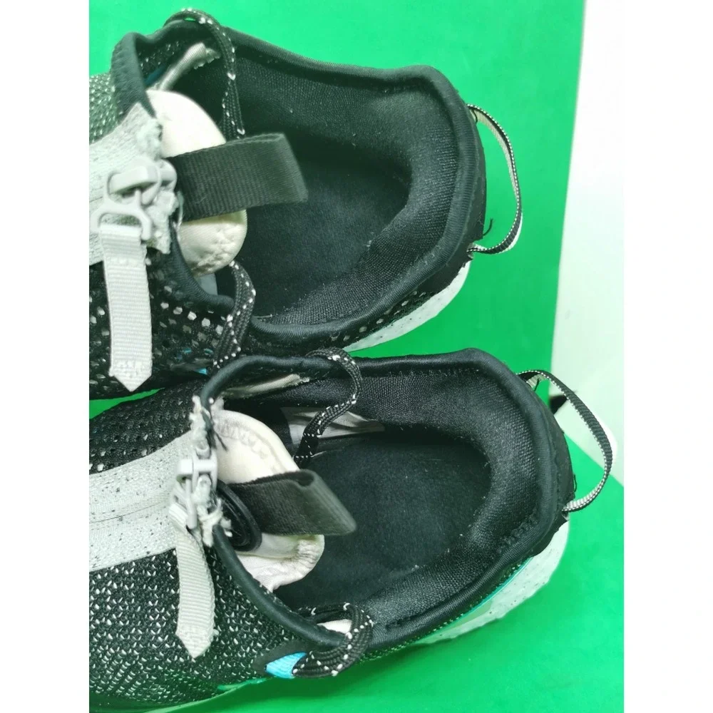 Nike PG 4 Paul George Black Wolf Grey Teal Blue Men Size 11 Basketball Shoes C8